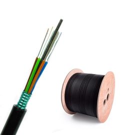 गुणवत्ता  Loose Tube Stranded GYTS Outdoor Aerial  Duct 24 Core Single Mode Fiber Optic Cable कारखाना