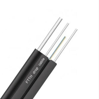 आउटडोर 1 कोर 2 कोर 4 कोर स्व-समर्थन G657a1 G657a2 9/125 FTTH ड्रॉप केबल