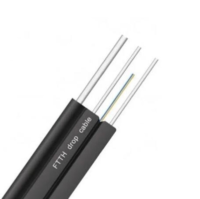 स्टील वायर आउटडोर 1कोर 2कोर 4कोर स्व-समर्थन G657a1 G657a2 9/125 FTTH ड्रॉप केबल