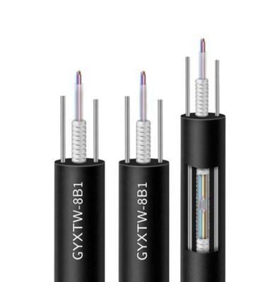 6 कोर मल्टीमोड मॉडल आउटडोर बख्तरबंद GYXTW फाइबर ऑप्टिकल केबल