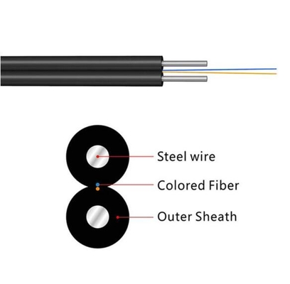 FTTH ड्रॉप केबल 1fo G657A फाइबर ऑप्टिक केबल