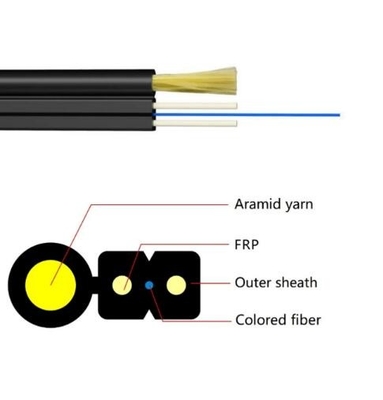 FTTH ड्रॉप केबल 1fo G657A फाइबर ऑप्टिक केबल