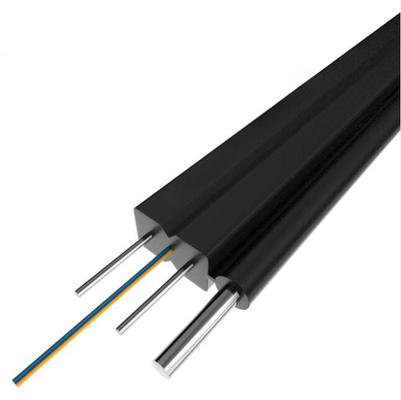 4 कोर फ्लैट स्व-समर्थन FTTH आउटडोर ड्रॉप फाइबर ऑप्टिक केबल Gyfxtby