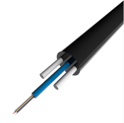 4 कोर फ्लैट स्व-समर्थन FTTH आउटडोर ड्रॉप फाइबर ऑप्टिक केबल Gyfxtby