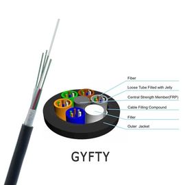 GYFTY ढीली ट्यूब गैर-धातु और गैर-बख़्तरबंद आउटडोर फाइबर ऑप्टिक केबल