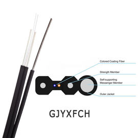 GJYXCH/GJYXFCH आउटडोर सेल्फ सपोर्टिंग एफटीटीएच ड्रॉप केबल 1/2/4 कोर सिंगल मोड चित्र 8 फाइबर ऑप्टिक केबल