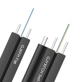 होम नेटवर्क के लिए FTTH आउटडोर इंडोर ड्रॉप केबल GJYXCH/GJYXFCH फाइबर ऑप्टिक केबल