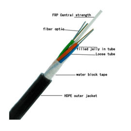 FRP 122-144 कोर GYFTY G652D आउटडोर फाइबर ऑप्टिक केबल