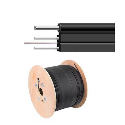 1,2, 4 कोर GJYXCH FTTH G.657A इंडोर अनुकूल कीमत एरियल ड्रॉप केबल