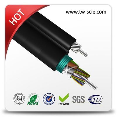 OEM 8 12 24 कोर FIG8 सेल्फ सपोर्टिंग एरियल फिगर 8 फाइबर ऑप्टिक केबल (GYTC8S)